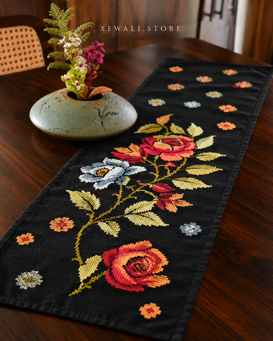 Embroidered Runner